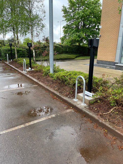 EV charging points for commercial tenants
